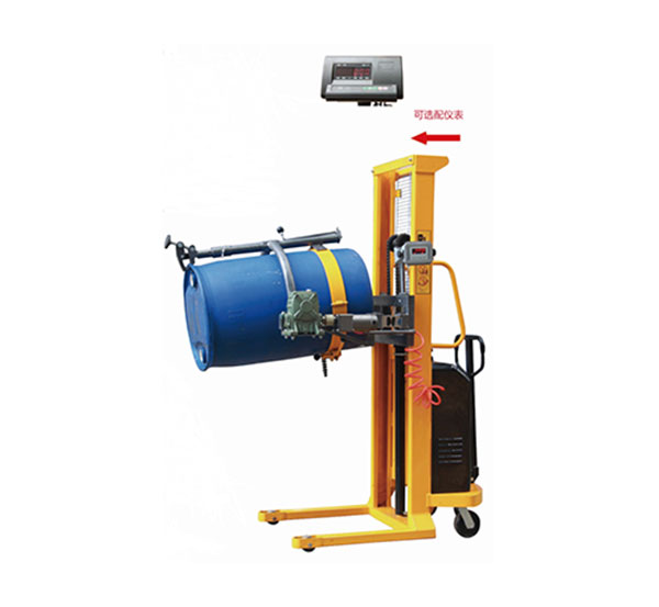 半電動油桶翻轉車